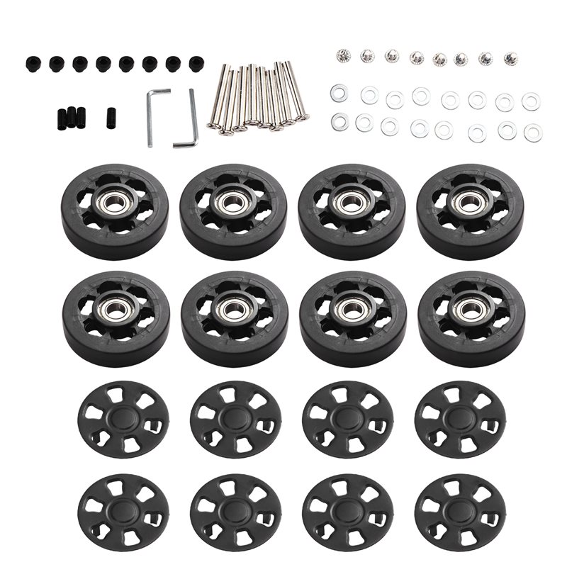 Luggage Wheel Replacement - ABAE-Ersatzrollen für Gepäck 8 Stück 50x12mm