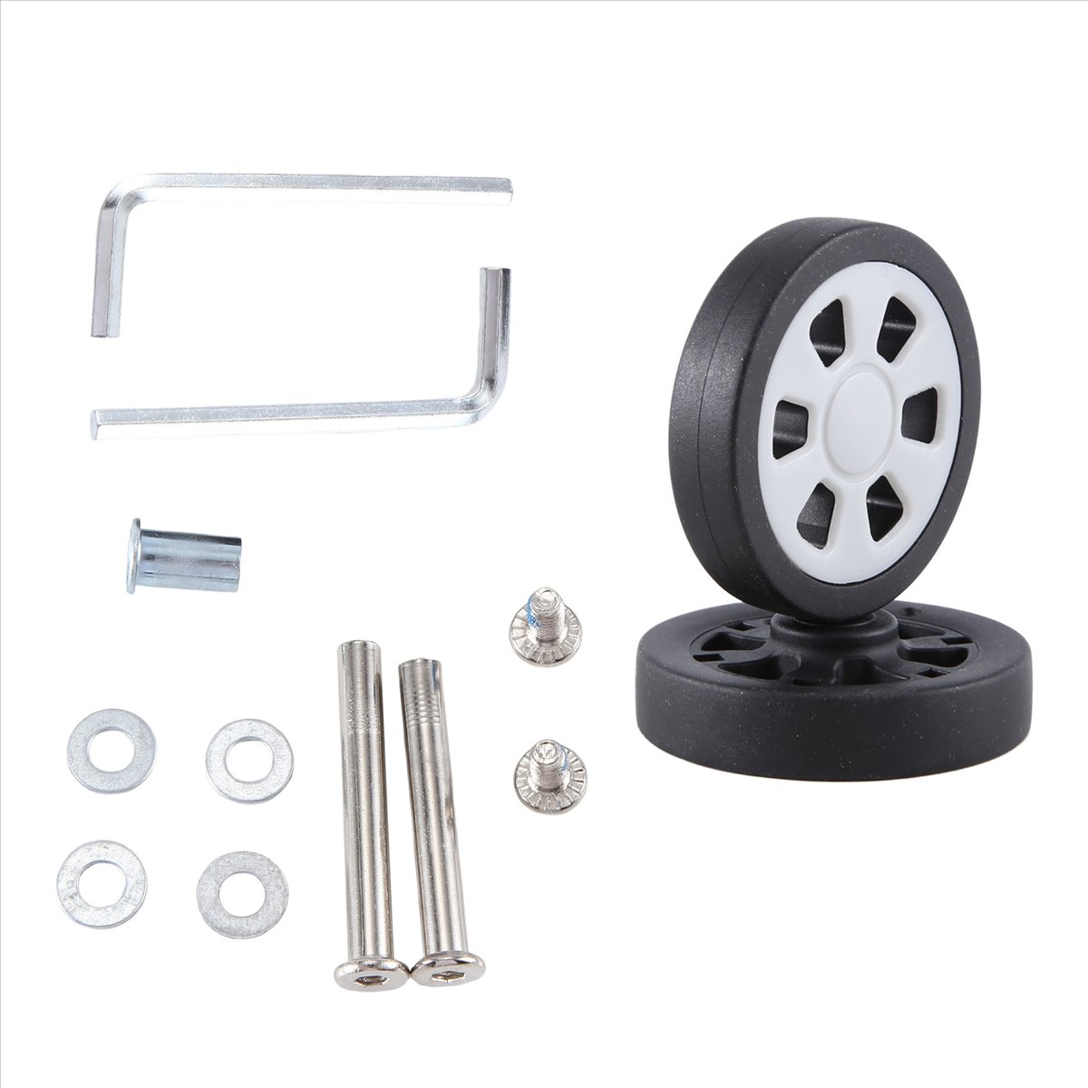 Luggage Wheel Replacement - ABQR 55 x 12 mm Gepäckräder,
