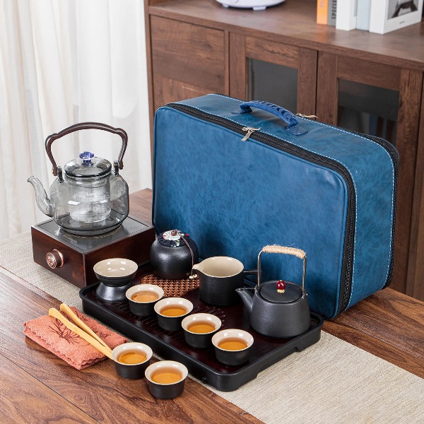 Portable Travel Kettle - Neues tragbares Reise-Teeset, elektrischer Wasserkocher für