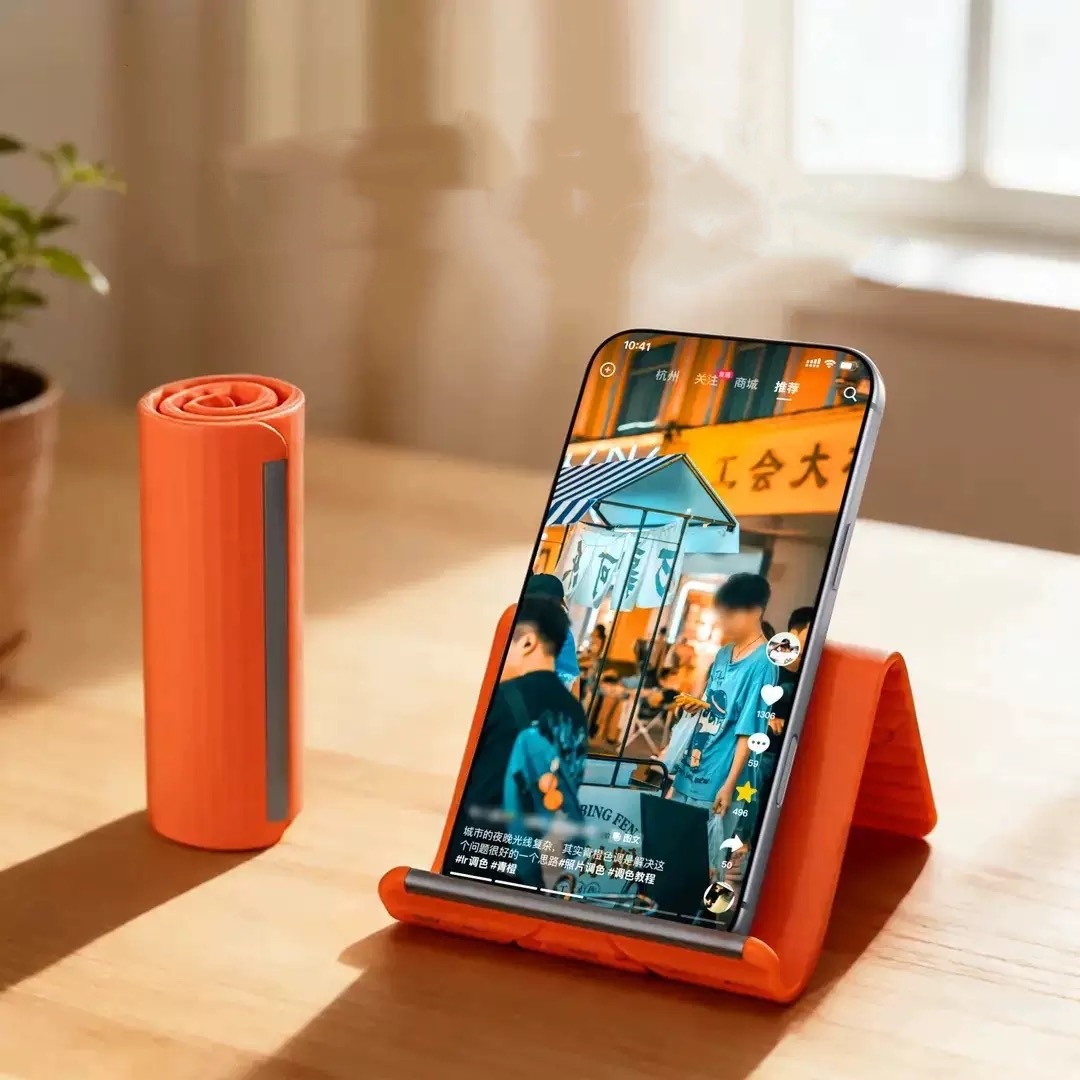 Travel Accessories Holder - Flexibler Tragbarer Telefonständer aus Silikon für