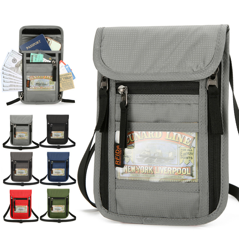 Travel.Accessories News - ﻿ Neue RFID-Passport-Geldbörse mit Umhängeband, mehrfach