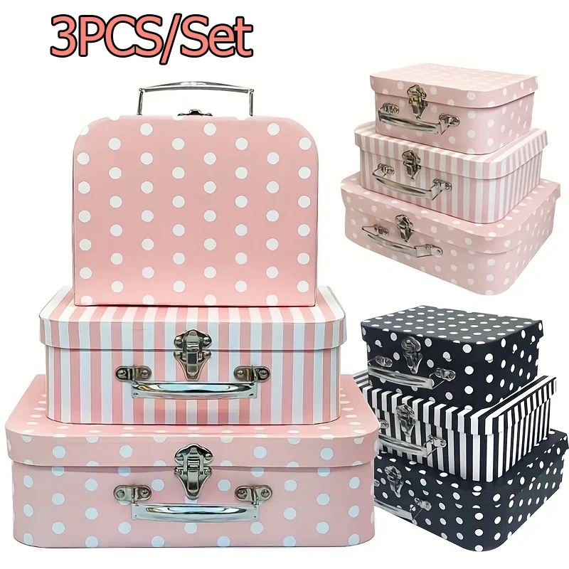 Travel.Accessories News - 3-teiliges Geschenkbox-Set aus Pappe im Vintage-Stil