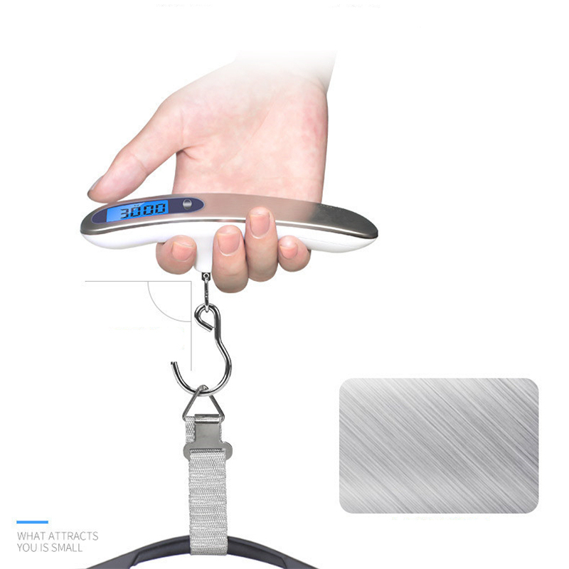Travel Accessories Display - Tragbare Waage, digitales LCD-Display, 110 lb/50