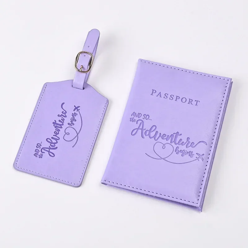 Travel.Accessories News - Neue lila PU-Leder Reisepass Ticket Clip