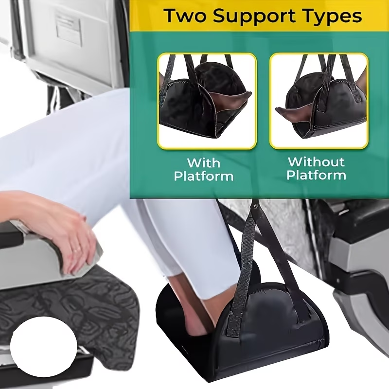 Travel Accessories On Plane - 1 Reisezubehör: Tragbare und einfache Reise-Flugzeug-Fußstütze,