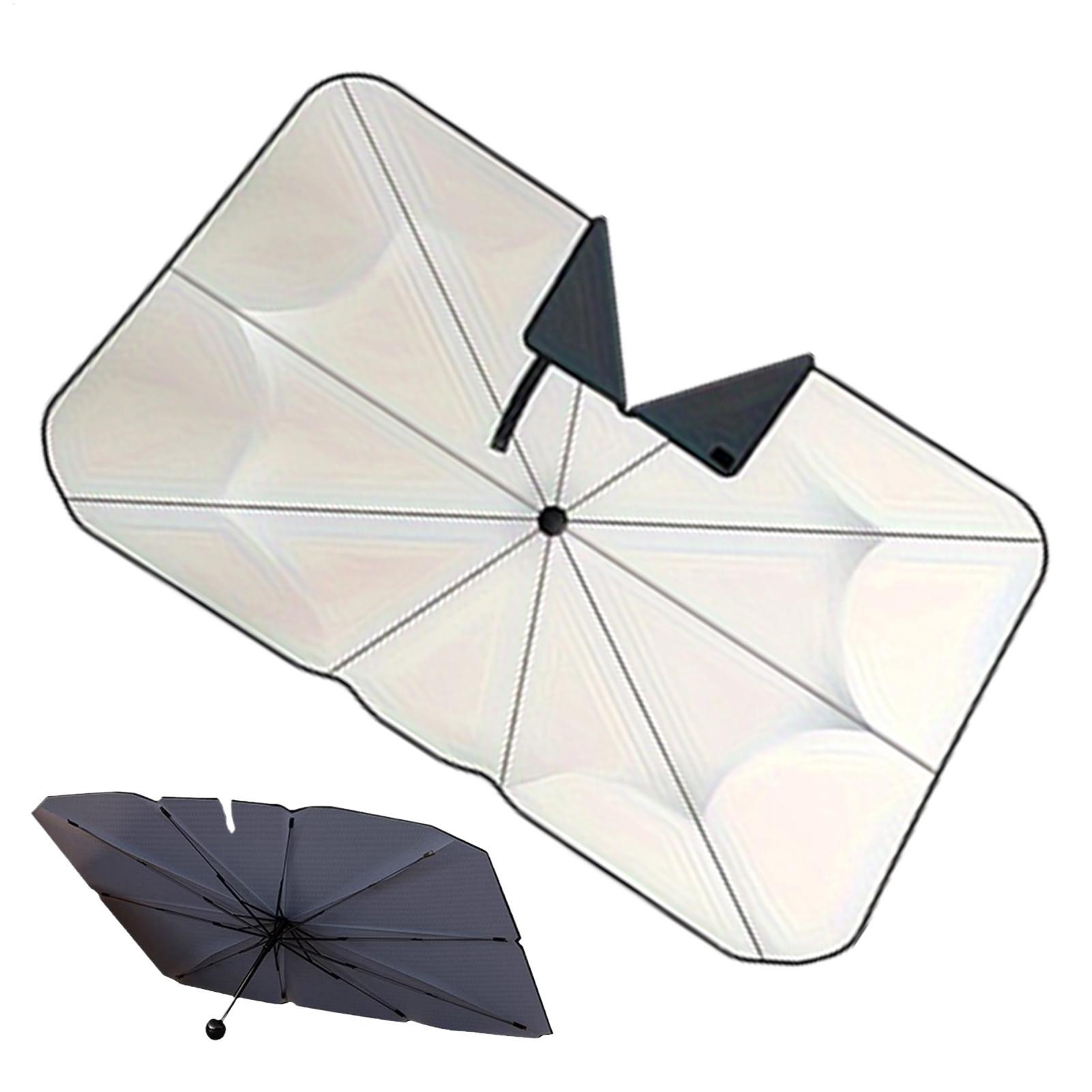 Travel Umbrella Compact - Tragbarer Auto-Sonnenschutz-Schirm für Windschutzscheibe Hoher Schatteneffekt