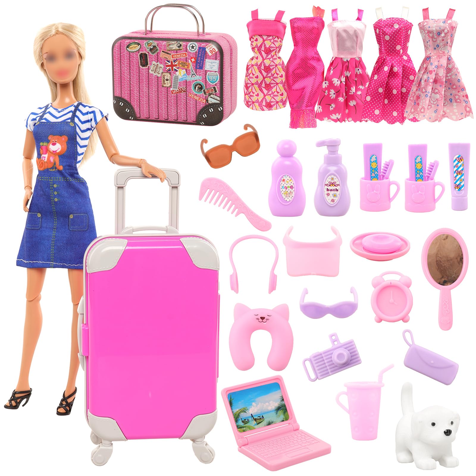 Travel Accessories With Kids - Barwa 30 pcs 4.5lnch Reise möbel