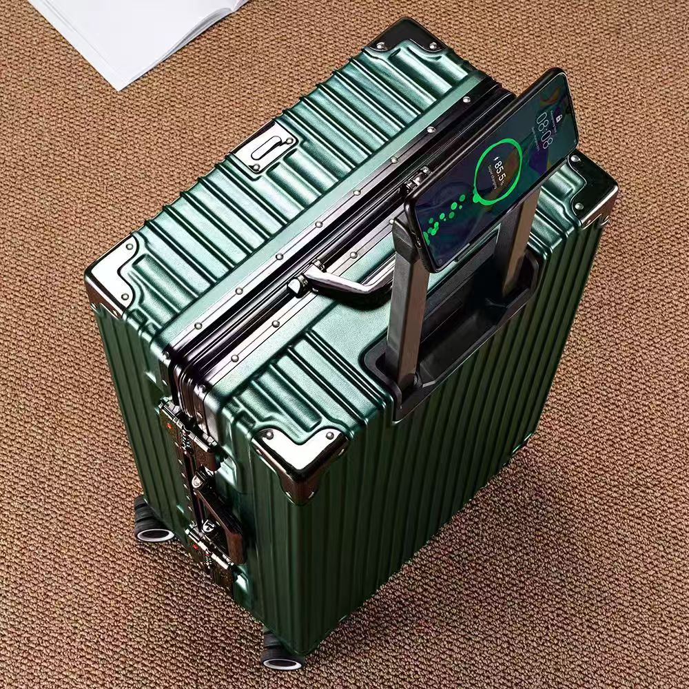 Luggage Wheel Replacement - 【Sonderangebot】Aluminiumrahmen-Koffer mit 108 Nieten, Gepäckgröße 20-28
