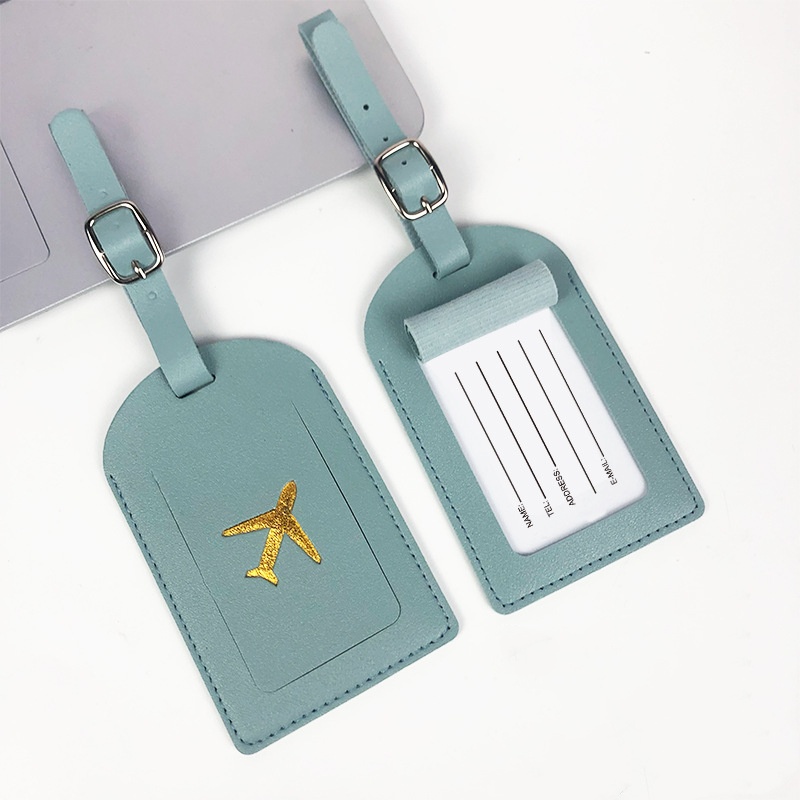 Travel Accessories On Plane - PU-Leder Fashion Candy Dopamin Farbschema Stempeln