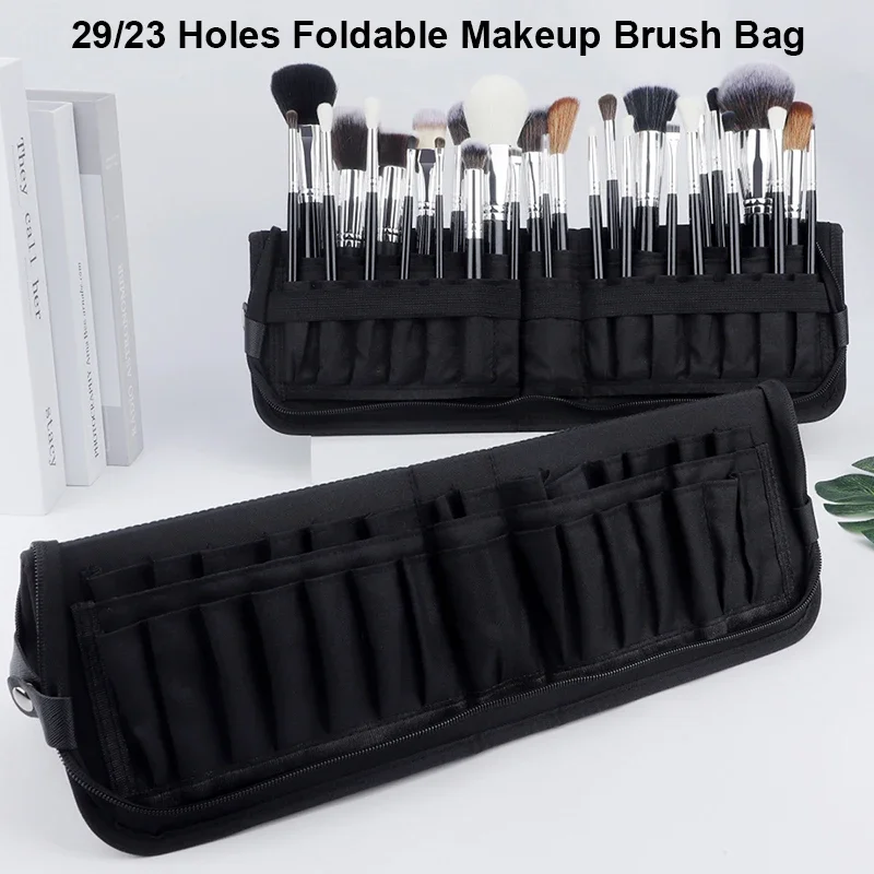 Travel Accessories Holder - 29/23 löcher Faltbare Make-Up Pinsel Tasche