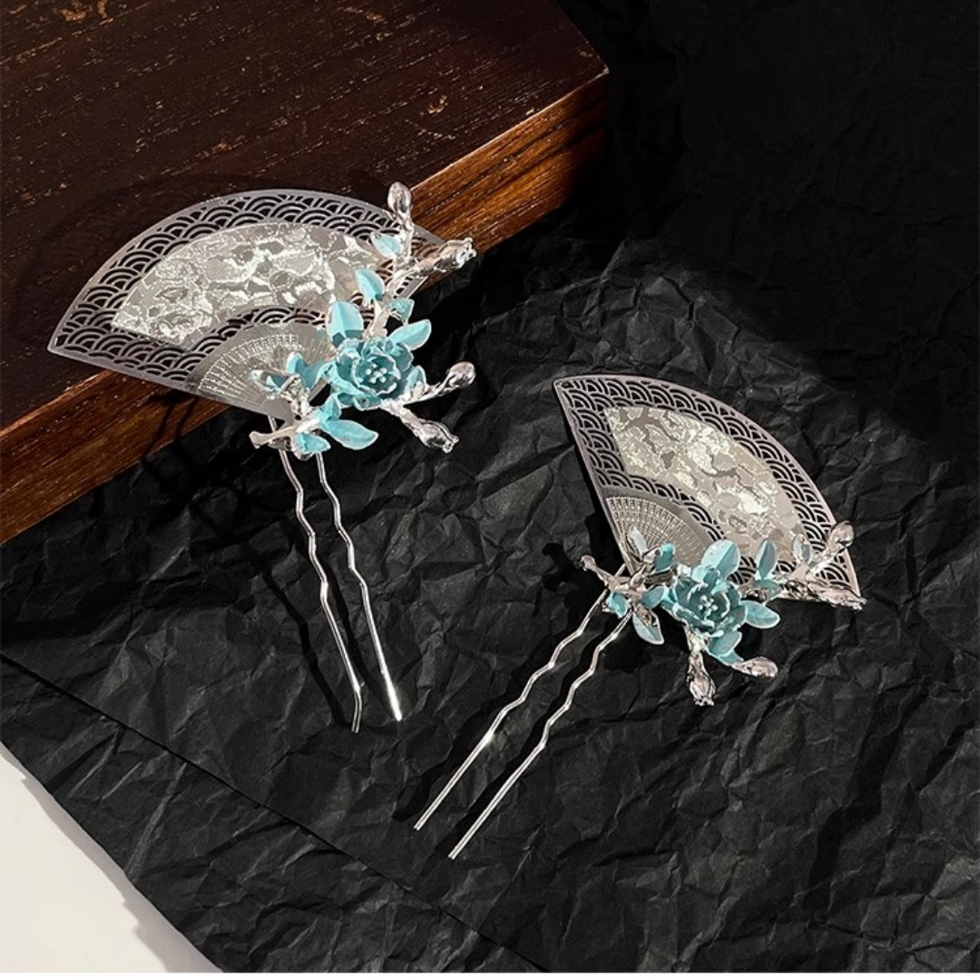 Travel Accessories Luxury - Neue fächerförmige Haarnadel im chinesischen Stil,
