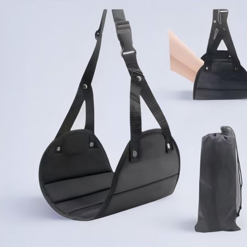 Travel Accessories On Plane - Verstellbare Flugzeug-Fußstütze aus Memory-Schaum, tragbare Reise-Beinablage,