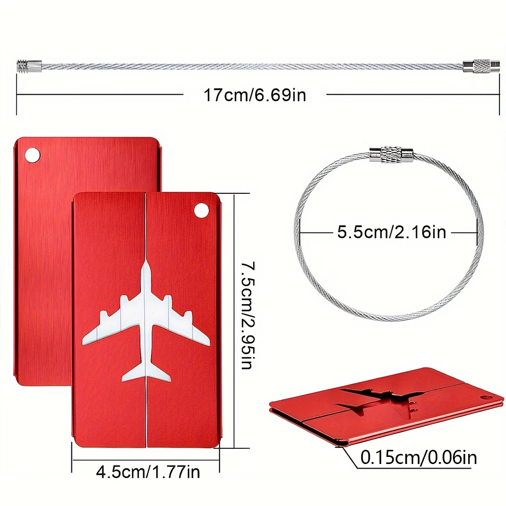 Reisegepäckanhänger aus Alumin – Travel Accessories On Plane Bewertung und Preis