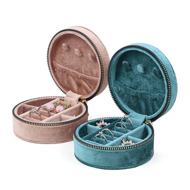 Runde Diamant Samt Reise Schmu – Travel Accessories Display Bewertung und Preis
