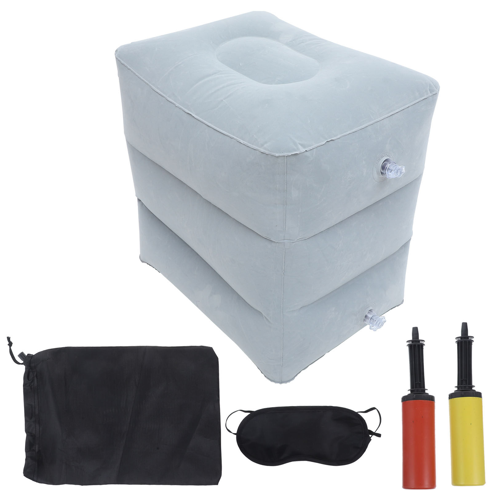 1 Set aufblasbares Fußstützkis – Travel Pillow Inflatable Bewertung und Preis