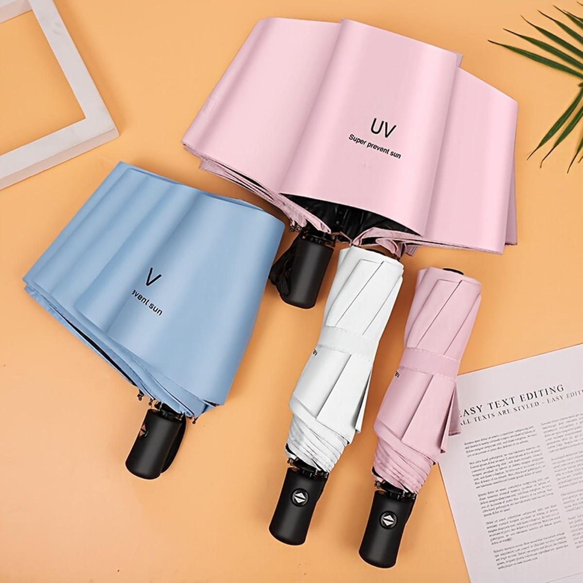 8-Rippen Extra Großer Einfarbi – Travel Umbrella Compact Bewertung und Preis