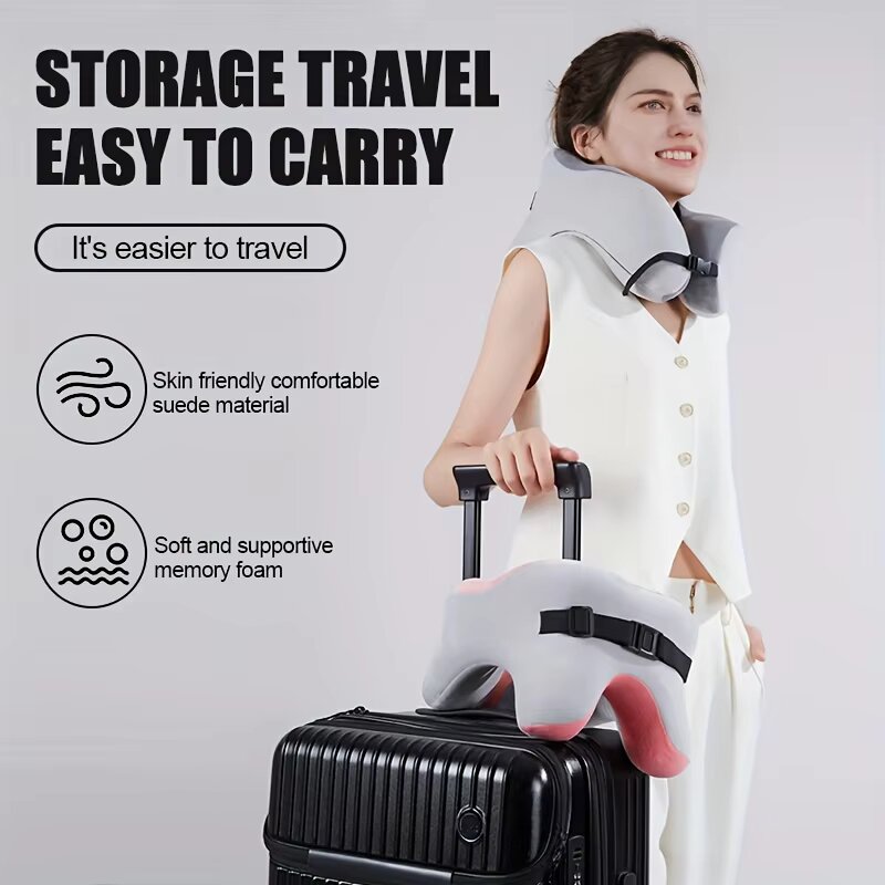 Memory-Schaum U-förmiges Nacke – Travel Pillow Inflatable Bewertung und Preis