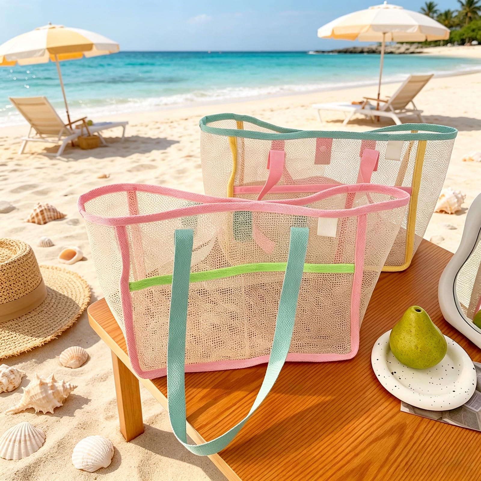 Strandtaschen für Frauen Bunte – Travel Accessories Bag Bewertung und Preis