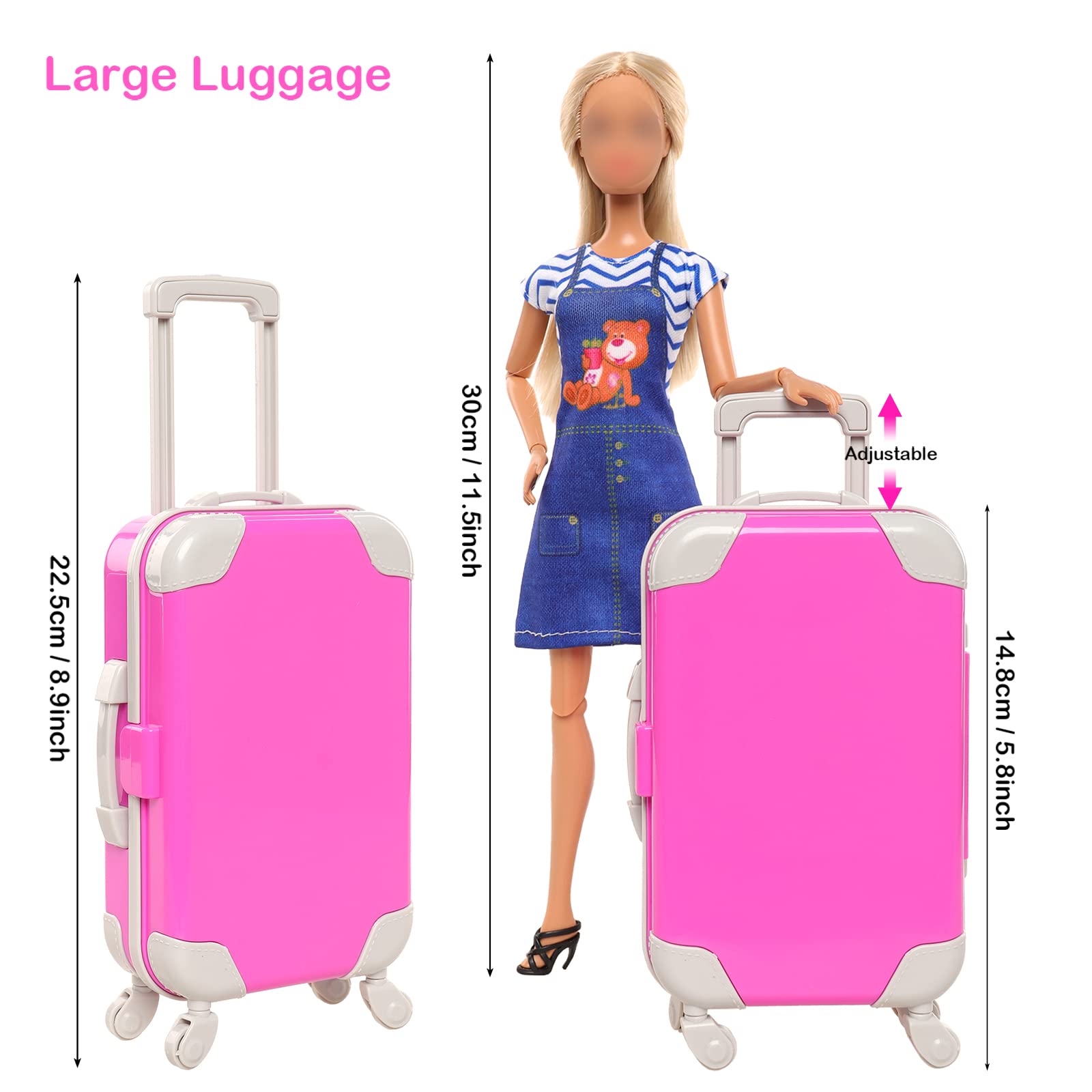 Barwa 30 pcs 4.5lnch Reise möb – Travel Accessories With Kids Bewertung und Preis