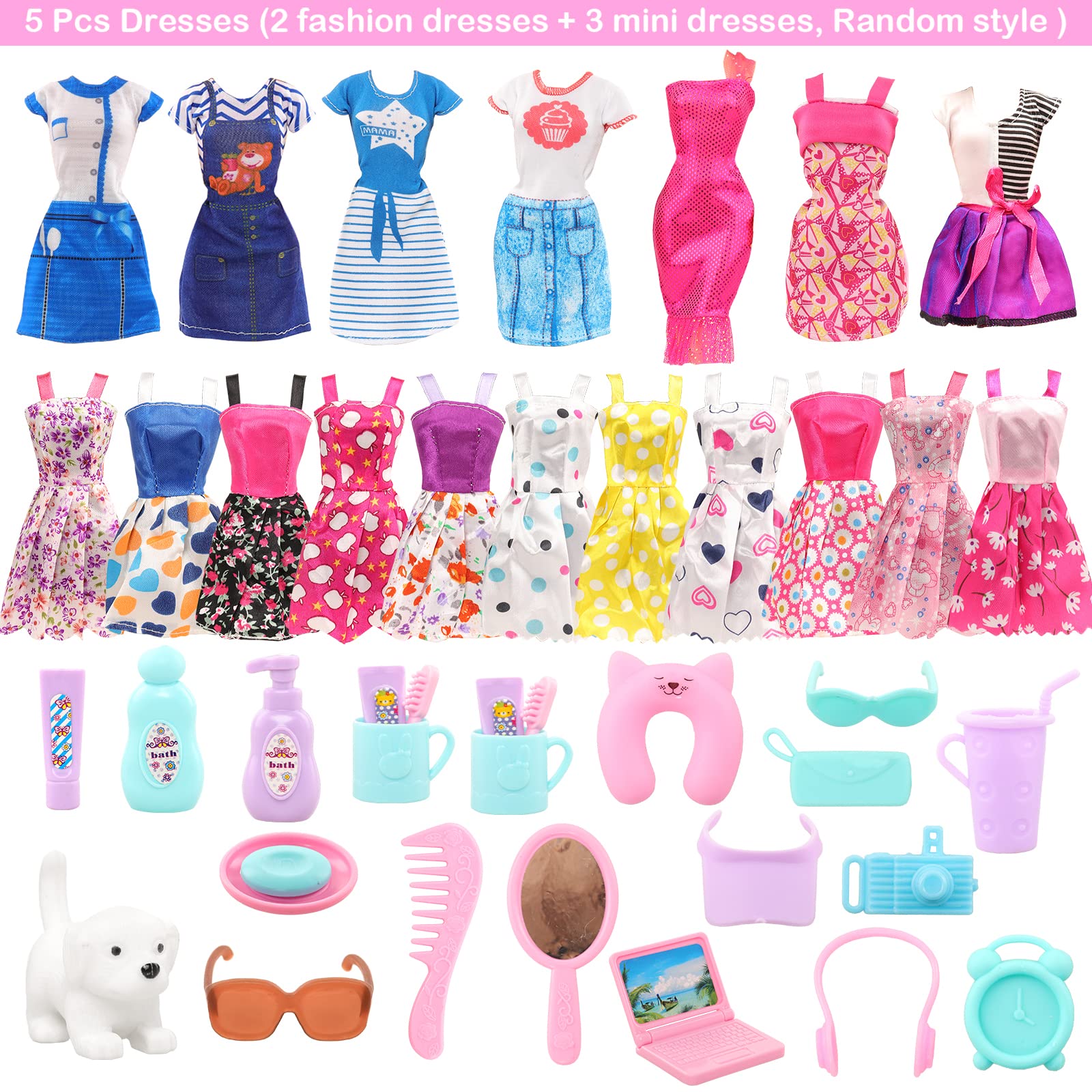 Barwa 30 pcs 4.5lnch Reise möb – Travel Accessories With Kids Bewertung und Preis