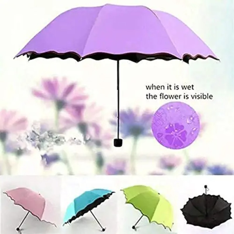 Magischer Farbwechsel-Regensch – Travel Umbrella Compact Bewertung und Preis