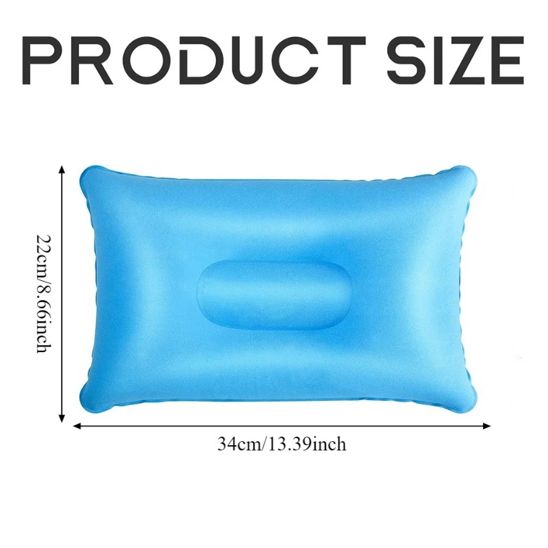 Tragbares, faltbares, aufblasb – Travel Pillow Inflatable Bewertung und Preis