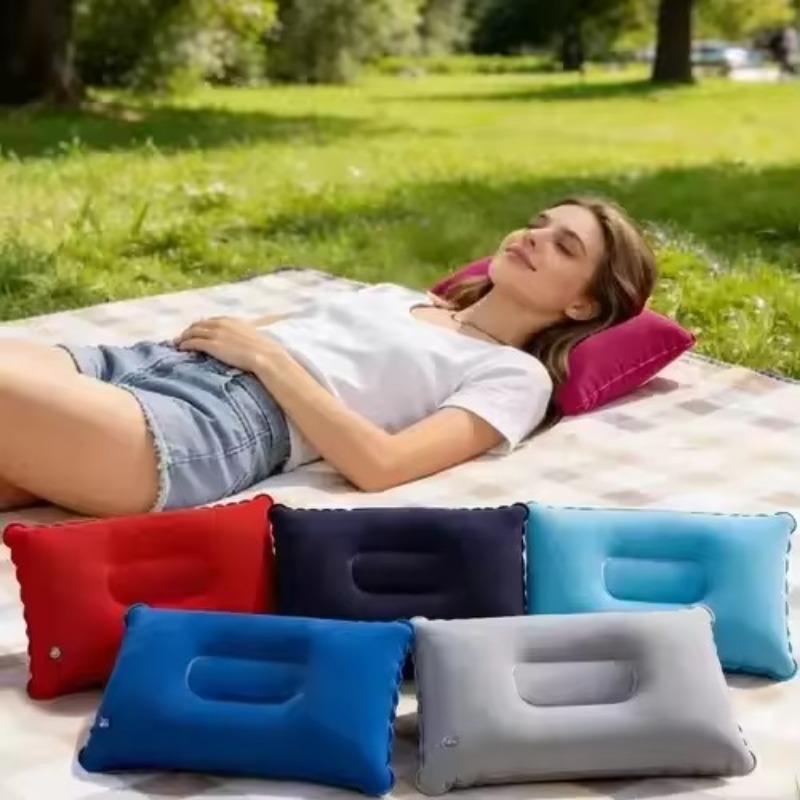 Tragbares, faltbares, aufblasb – Travel Pillow Inflatable Bewertung und Preis