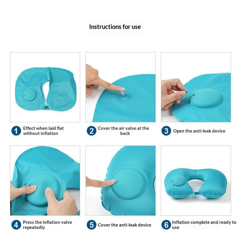 Aufblasbares, tragbares Nacken – Travel Pillow Inflatable Bewertung und Preis